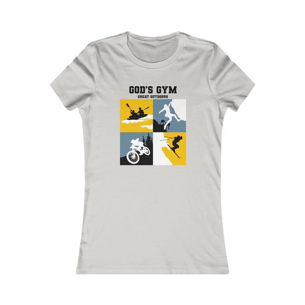 
                      
                        God's Gym Women's Outdoor Adventure Tee
                      
                    