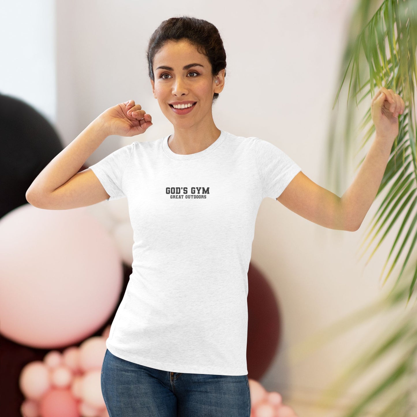 Women's Triblend Tee - Small God's Gym Graphic