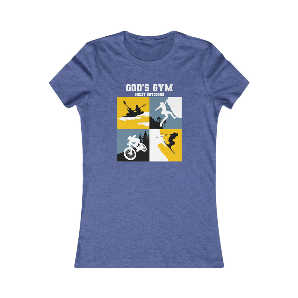 
                      
                        God's Gym Women's Outdoor Adventure Tee
                      
                    