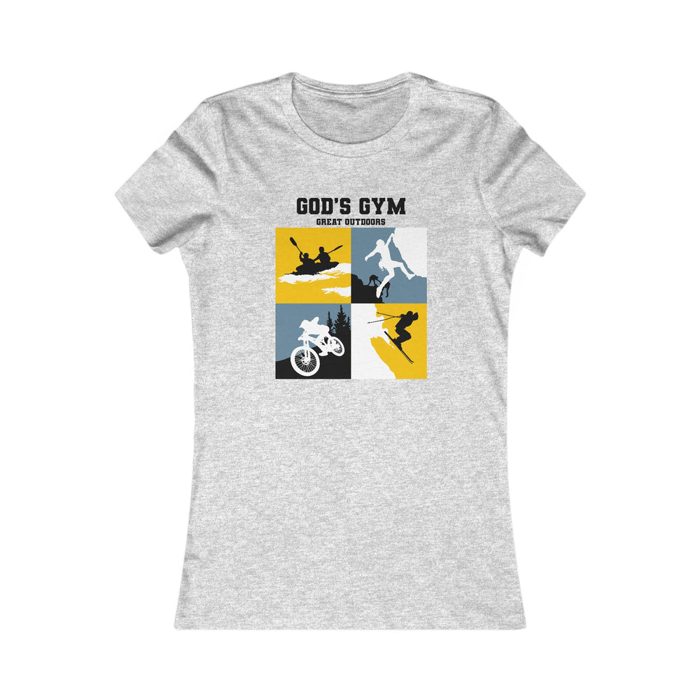 
                      
                        God's Gym Women's Outdoor Adventure Tee
                      
                    