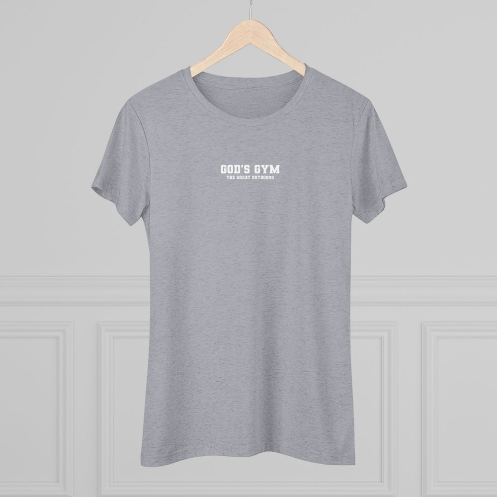 
                      
                        Women's Triblend Tee - Small God's Gym Graphic
                      
                    