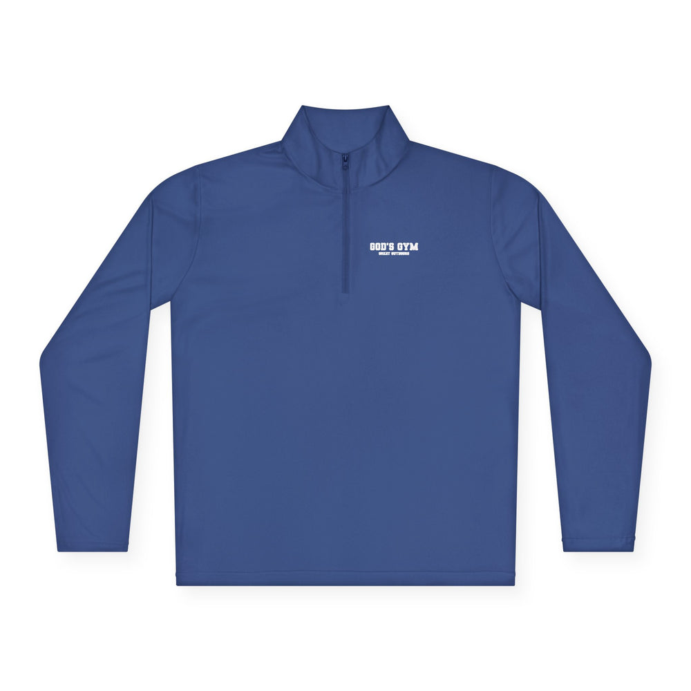 
                      
                        God's Gym Quarter-Zip Pullover
                      
                    