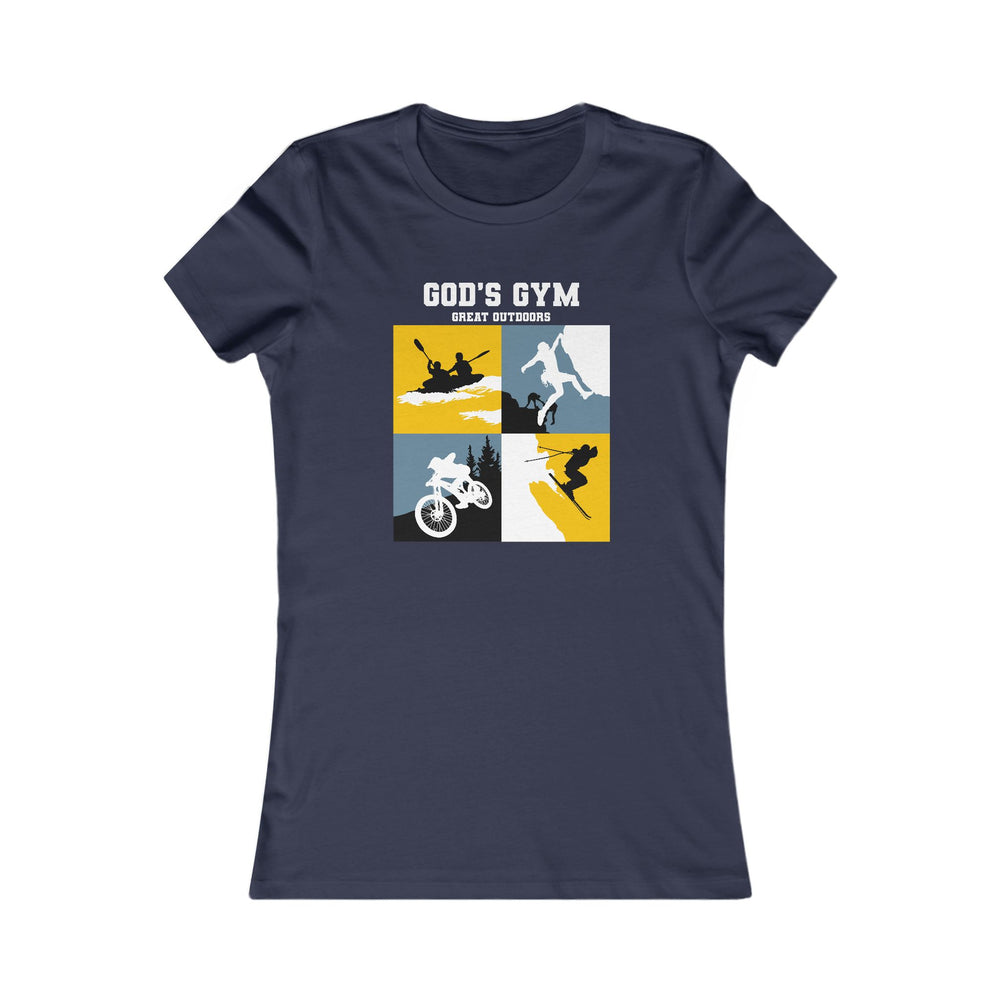 
                      
                        God's Gym Women's Outdoor Adventure Tee
                      
                    