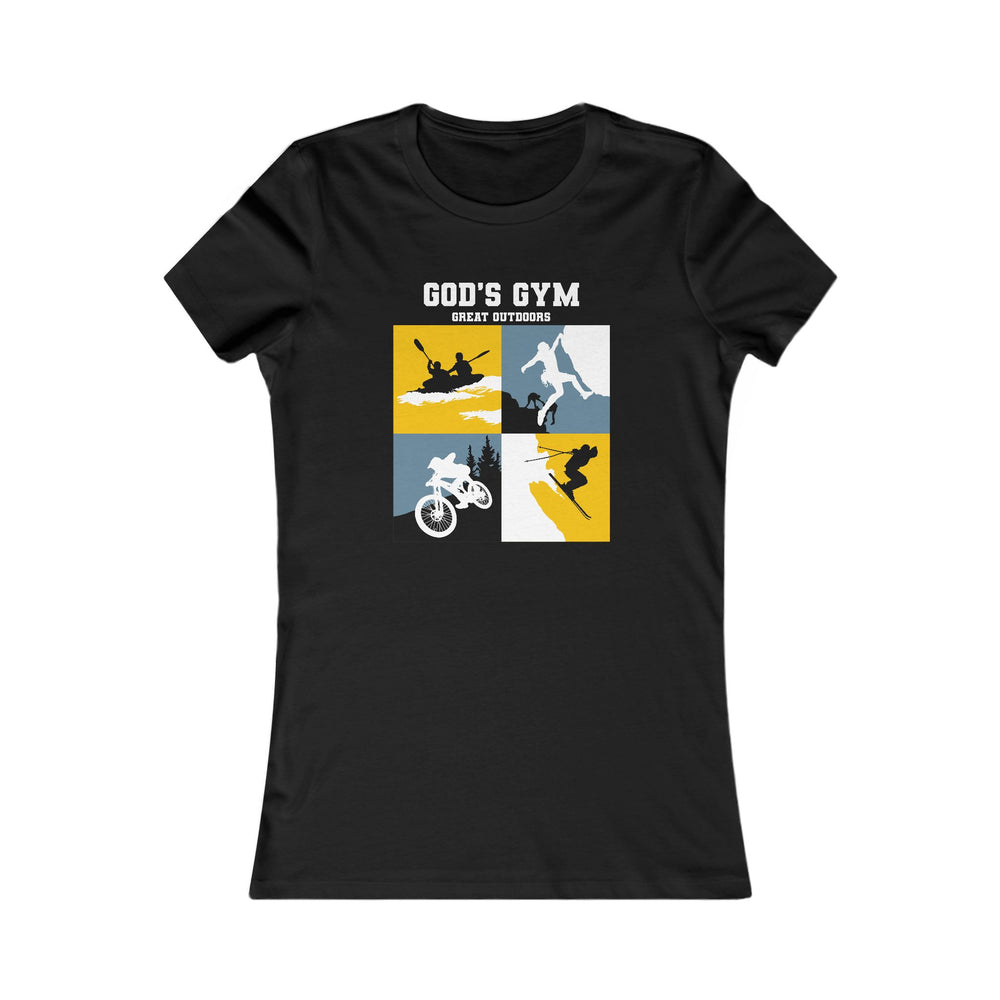 
                      
                        God's Gym Women's Outdoor Adventure Tee
                      
                    