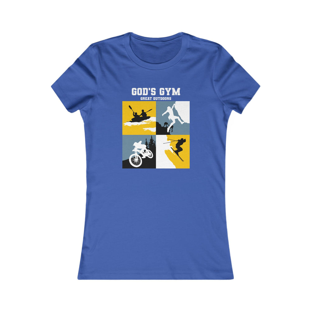 
                      
                        God's Gym Women's Outdoor Adventure Tee
                      
                    