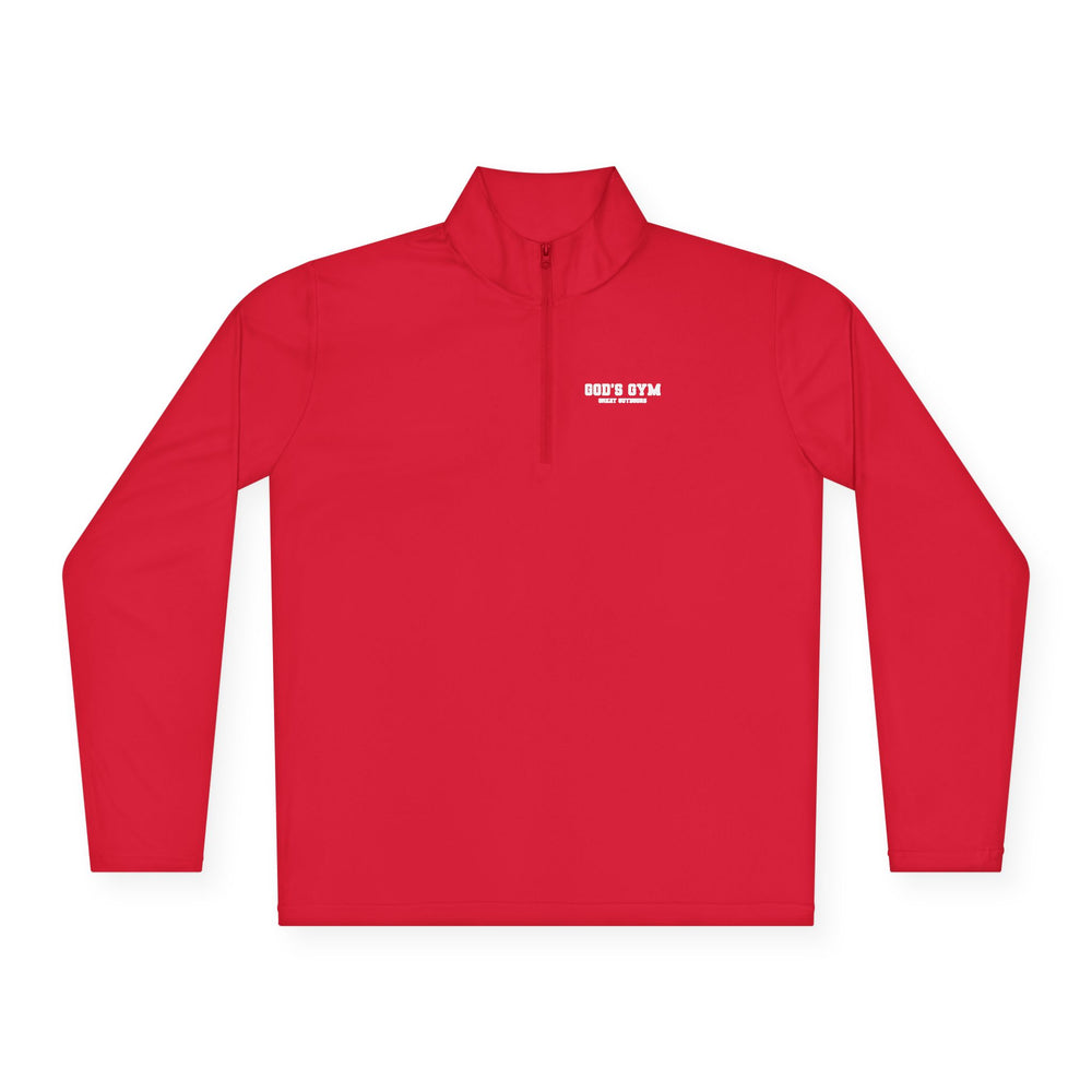 
                      
                        God's Gym Quarter-Zip Pullover
                      
                    