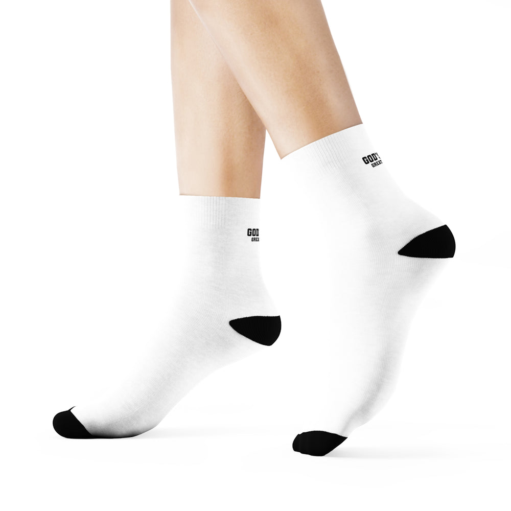 
                      
                        God's Gym Crew Socks
                      
                    