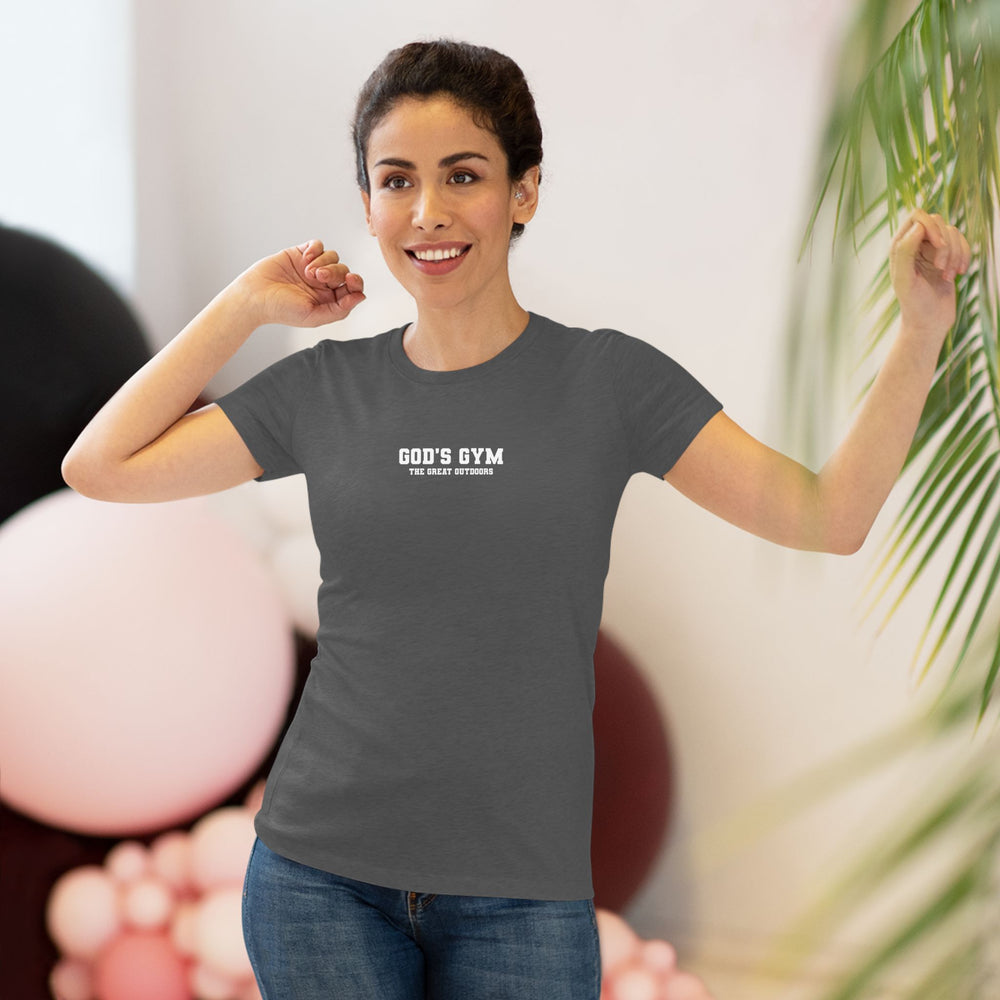 
                      
                        Women's Triblend Tee - Small God's Gym Graphic
                      
                    