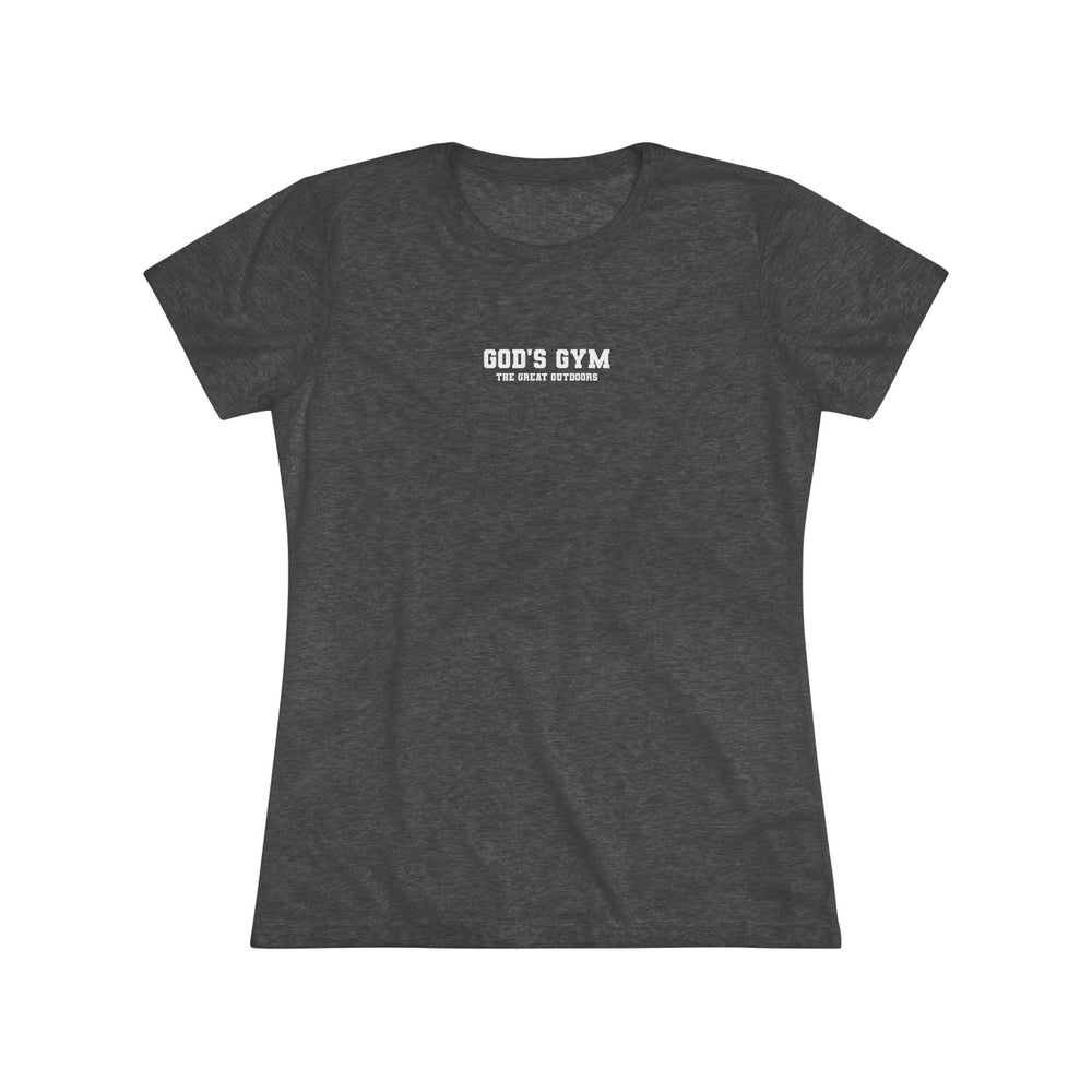 Women's Triblend Tee - Small God's Gym Graphic