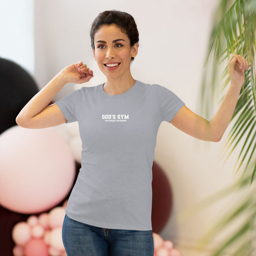 
                      
                        Women's Triblend Tee - Small God's Gym Graphic
                      
                    