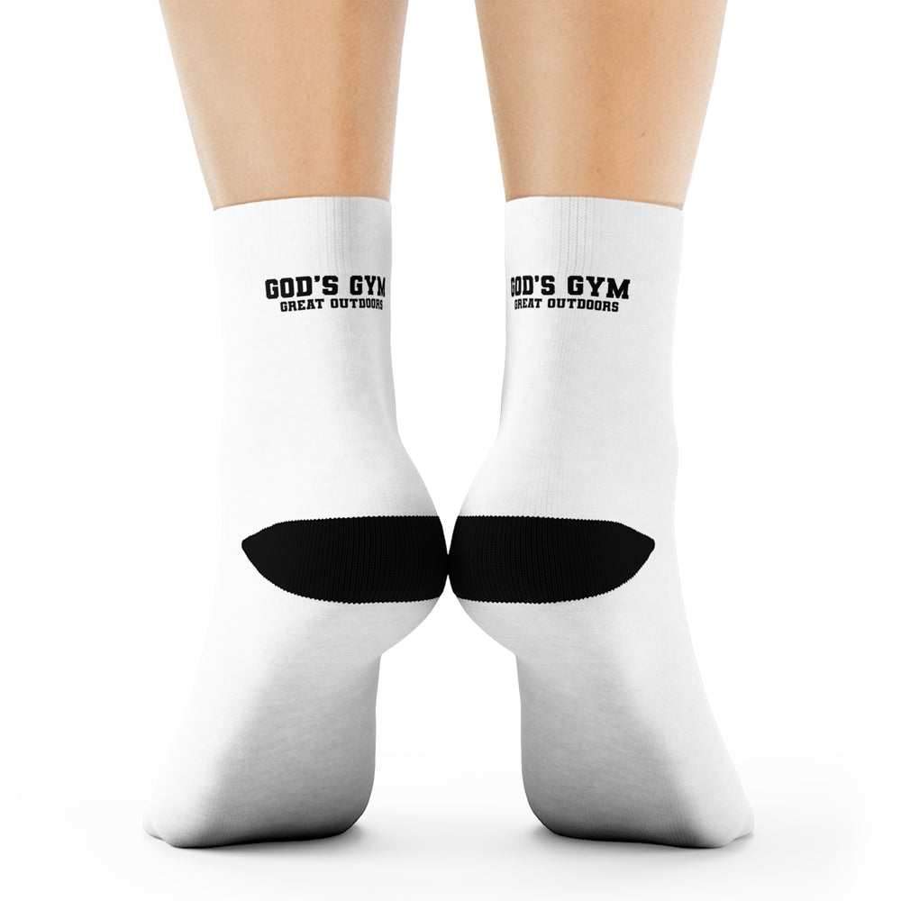 
                      
                        God's Gym Crew Socks
                      
                    