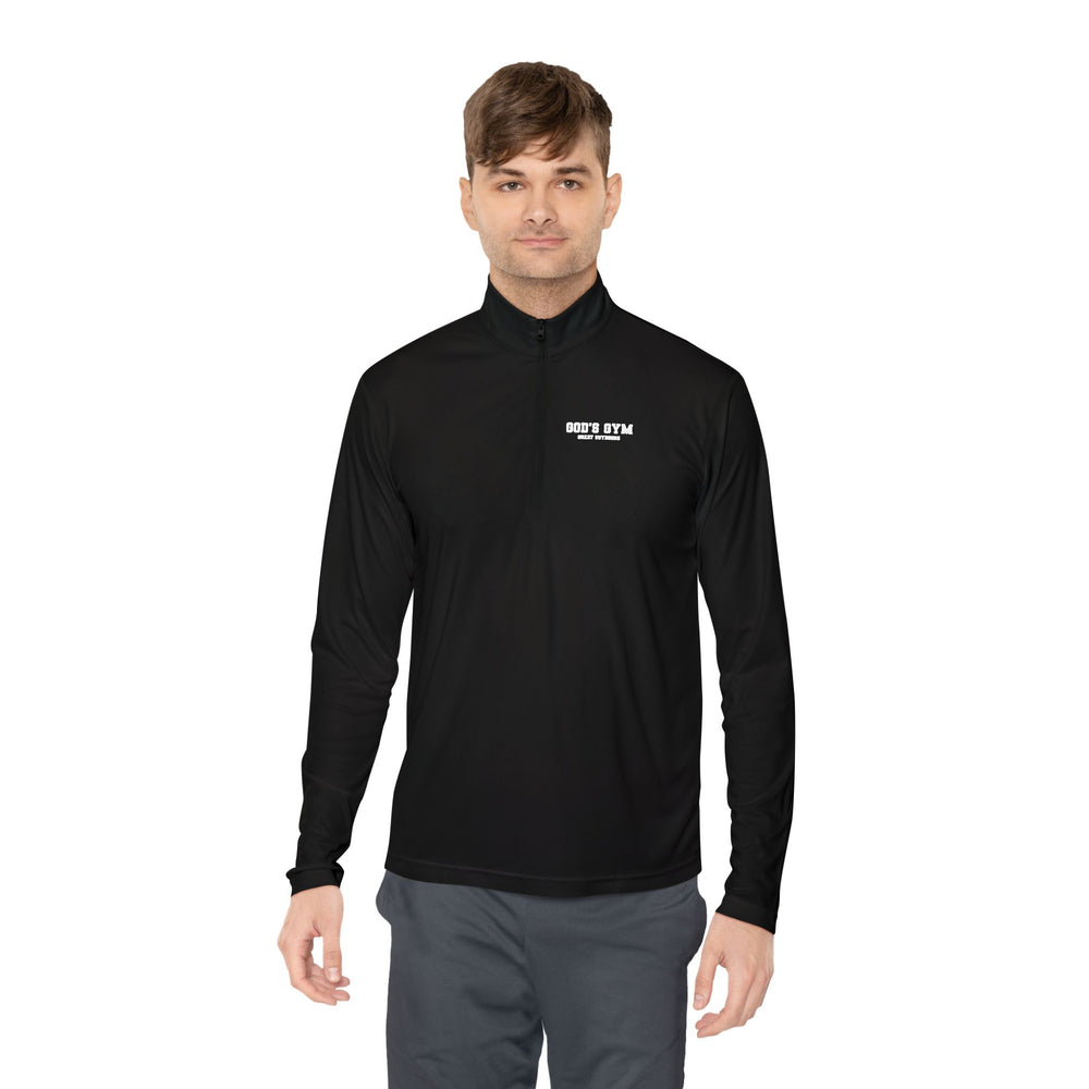 
                      
                        God's Gym Quarter-Zip Pullover
                      
                    