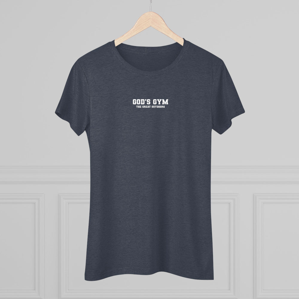 
                      
                        Women's Triblend Tee - Small God's Gym Graphic
                      
                    