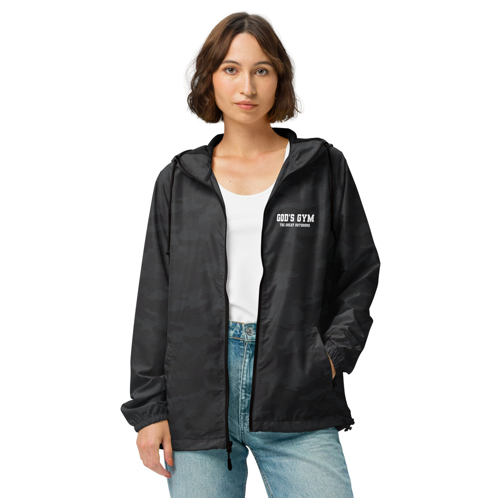 
                      
                        God's Gym Unisex lightweight zip up windbreaker
                      
                    