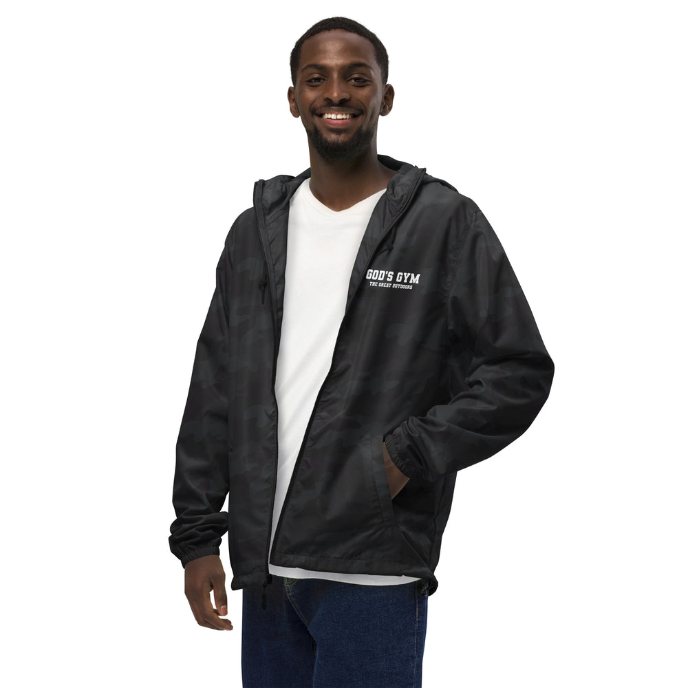 
                      
                        God's Gym Unisex lightweight zip up windbreaker
                      
                    