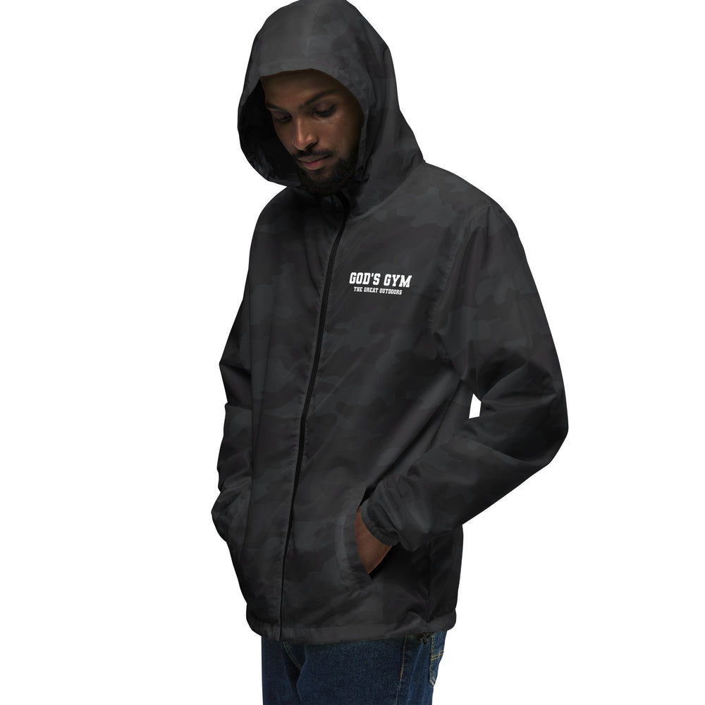 
                      
                        God's Gym Unisex lightweight zip up windbreaker
                      
                    