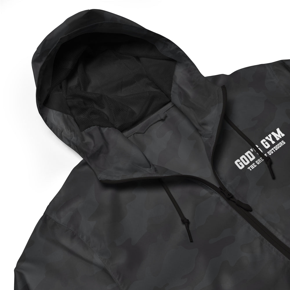 
                      
                        God's Gym Unisex lightweight zip up windbreaker
                      
                    