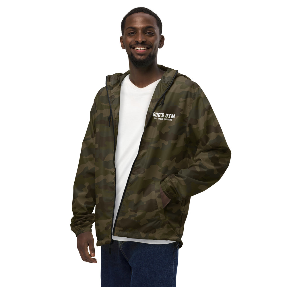 
                      
                        God's Gym Unisex lightweight zip up windbreaker
                      
                    