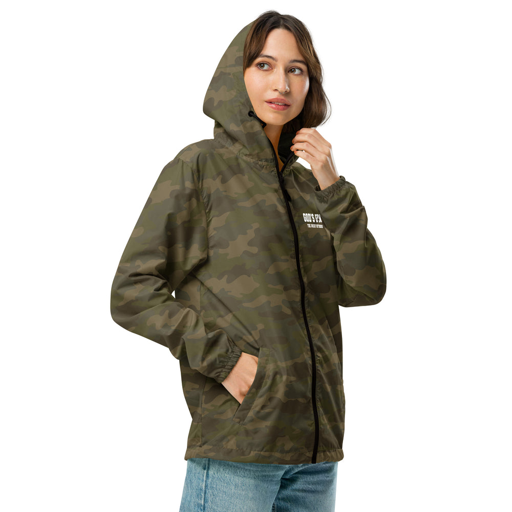 
                      
                        God's Gym Unisex lightweight zip up windbreaker
                      
                    