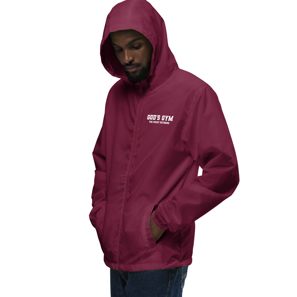 
                      
                        God's Gym Unisex lightweight zip up windbreaker
                      
                    